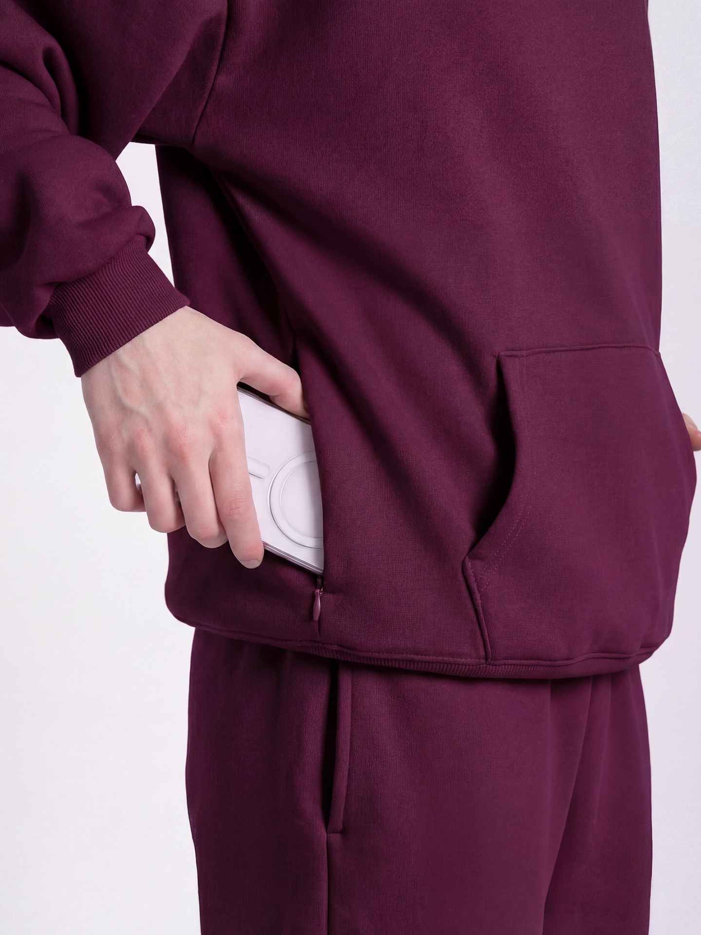 Kingdom Essential Hoodie - Forgiven - Jewel-Tone - Dark Cherry