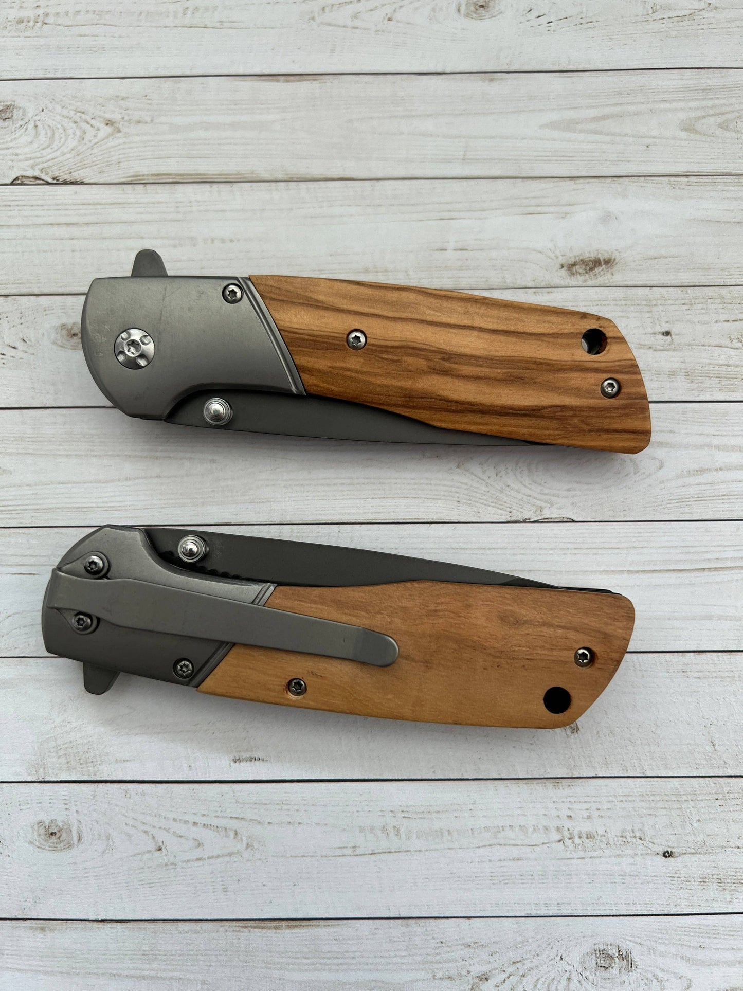 Gray Pocket Knife