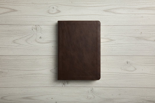 ESV Single Column Journaling Bible®, Large Print - Deep Brown