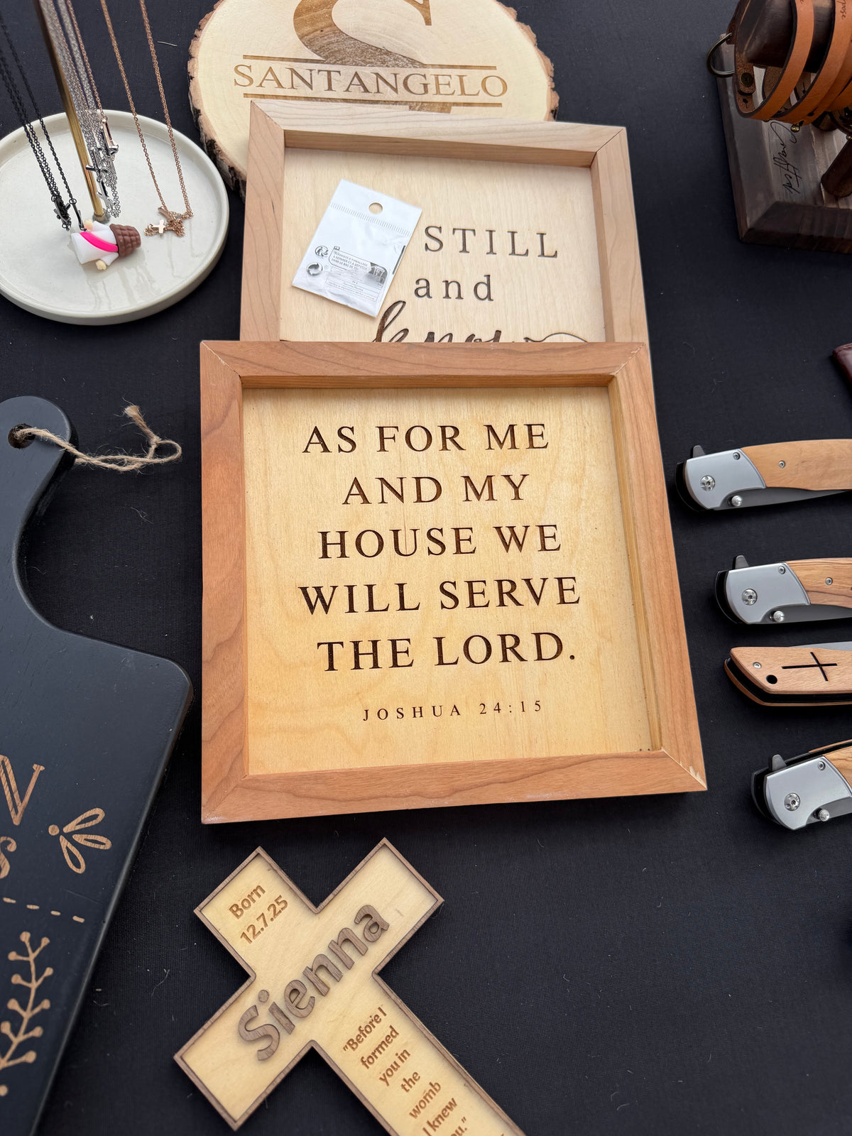 Prayer signs square
