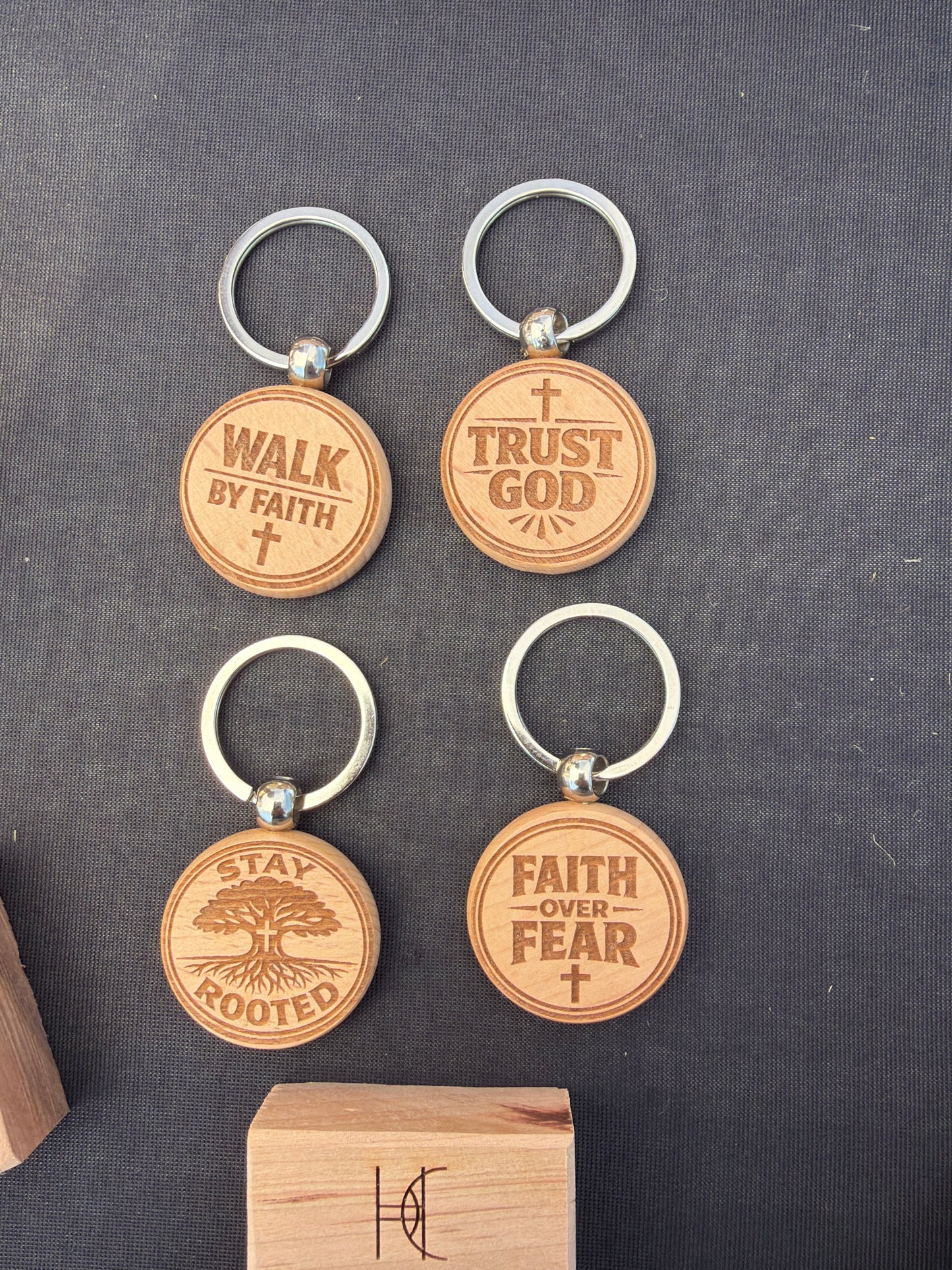 Small Round Keychains