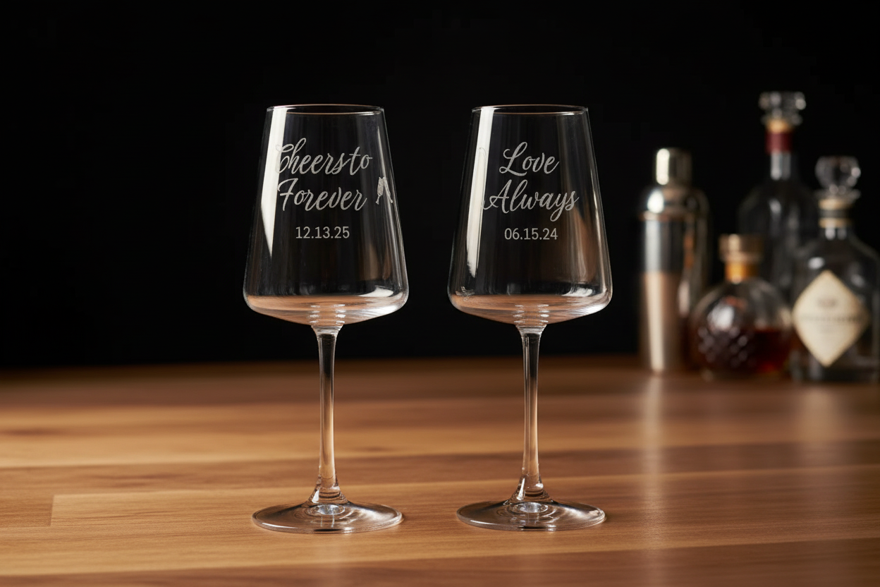 Custom Engraved Wine Glasses – Made to Toast Life’s Moments