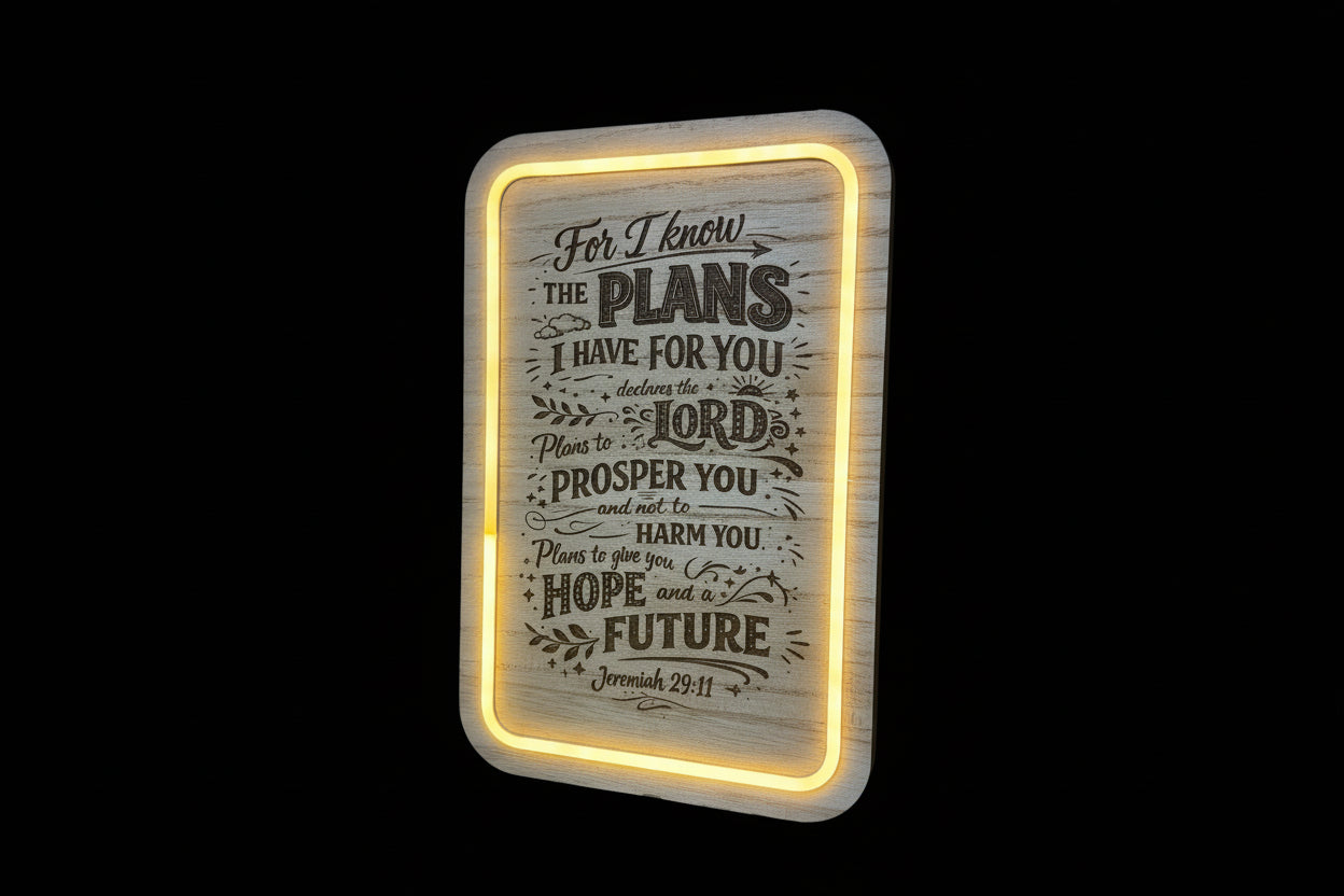 "Hope & A Future” Scripture Nightlight for Kids (Jeremiah 29:11)