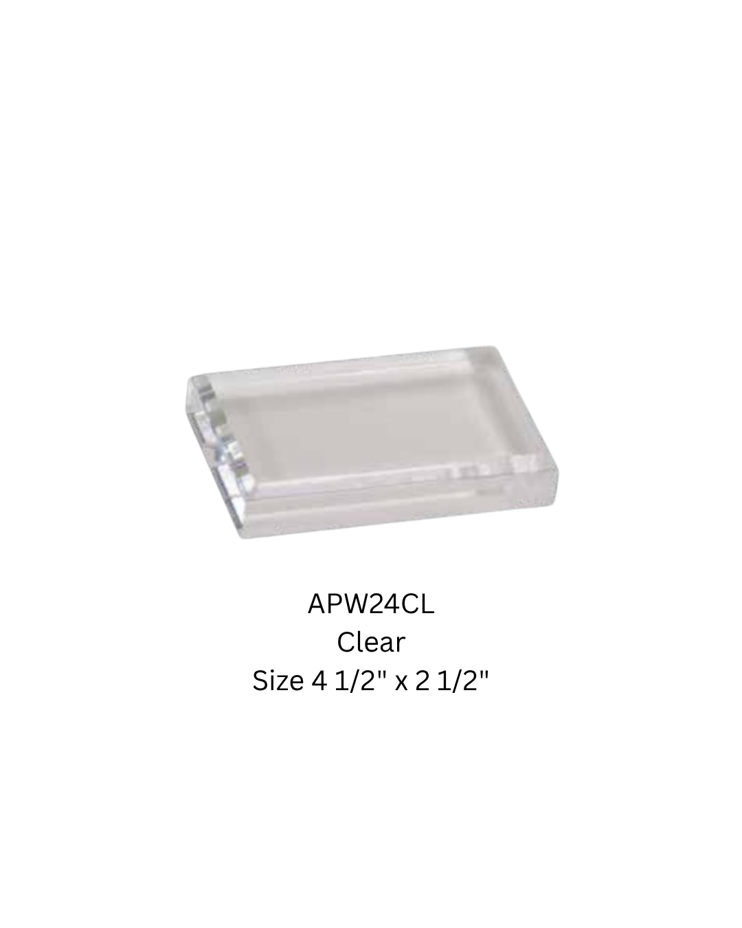 Acrylic Paper Weight