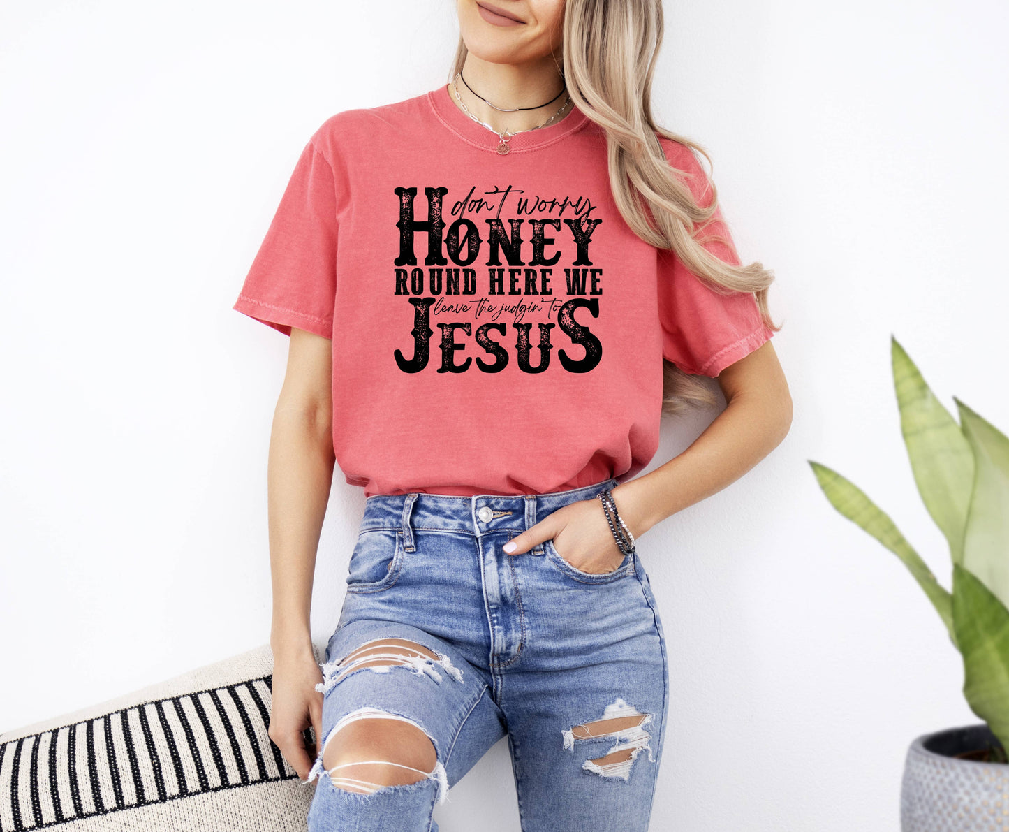 Country Western Christian Judgin' to Jesus T-Shirt