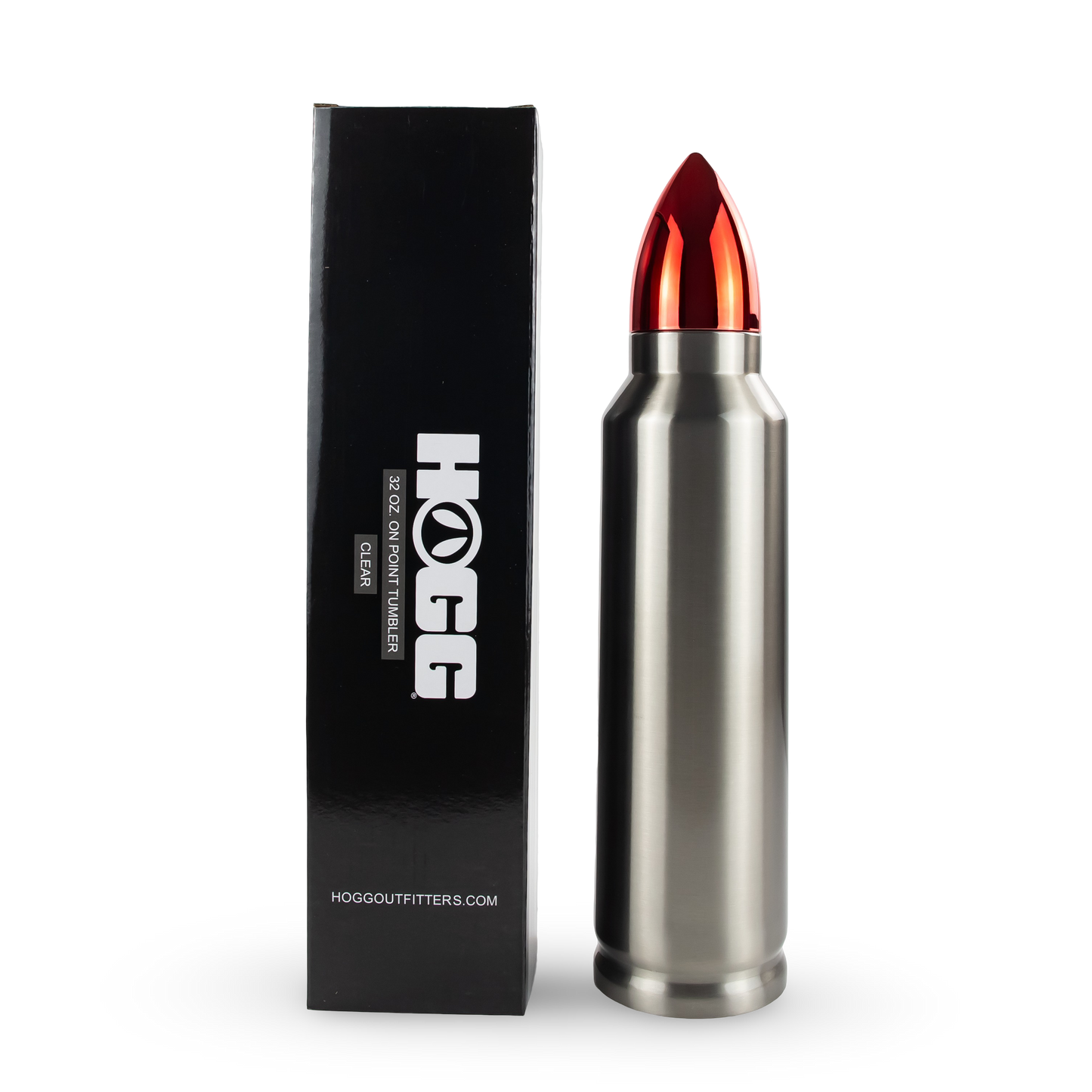 32oz BULLET TUMBLER - Clear Gold and Silver