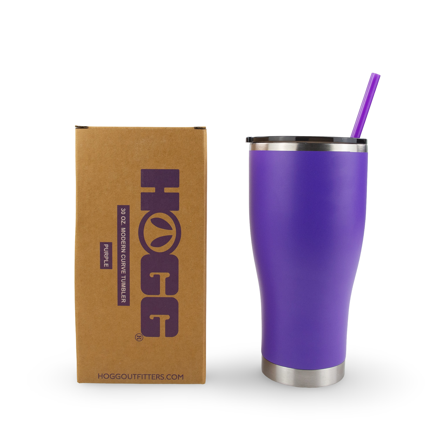 30oz POWDER COATED MODERN CURVE TUMBLER
