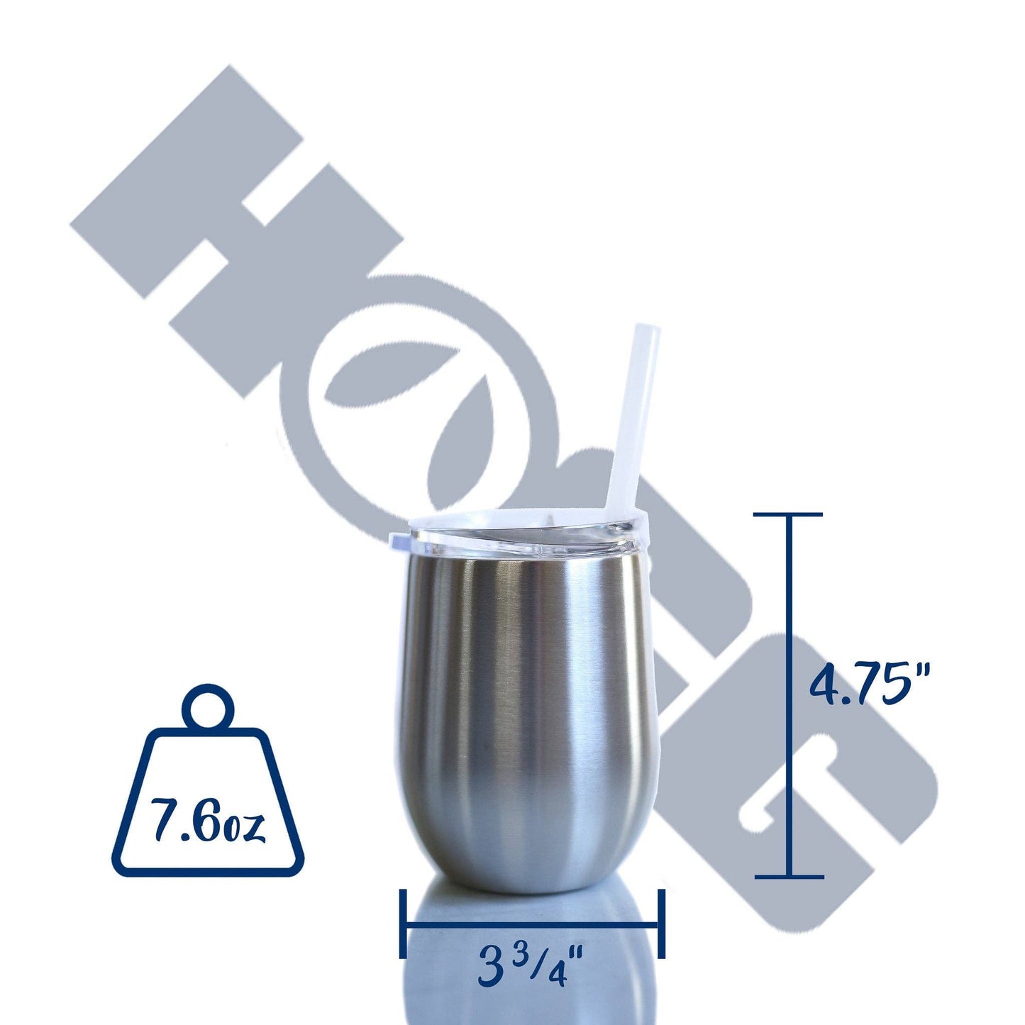 12oz STEMLESS WINE GLASS