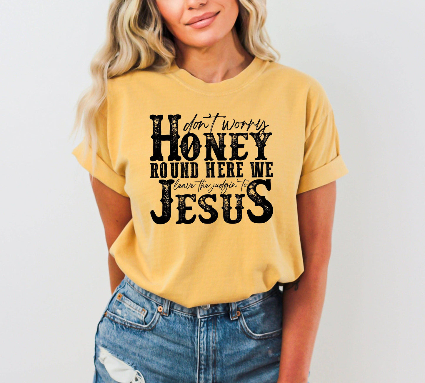 Country Western Christian Judgin' to Jesus T-Shirt
