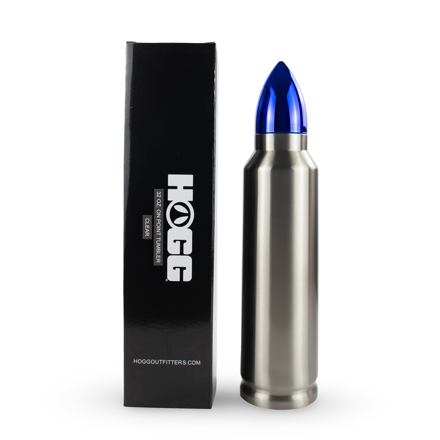 32oz BULLET TUMBLER - Clear Gold and Silver
