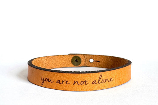 Hopeful Thin Leather Bracelet Collection - Encourage 