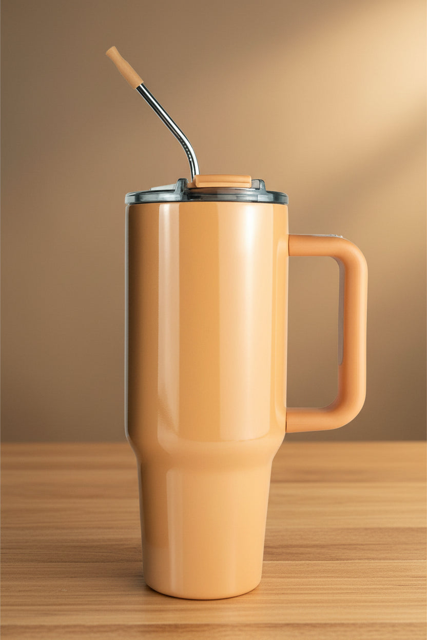 40oz BIG SWIG TUMBLER - GLOSSY TAN