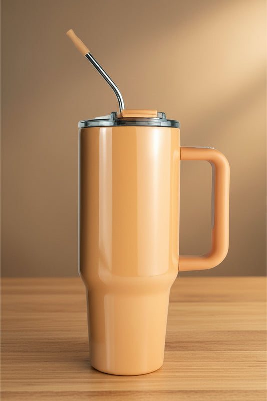 40oz BIG SWIG TUMBLER - GLOSSY TAN