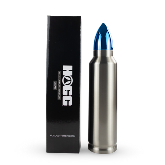 32oz BULLET TUMBLER - Clear Gold and Silver