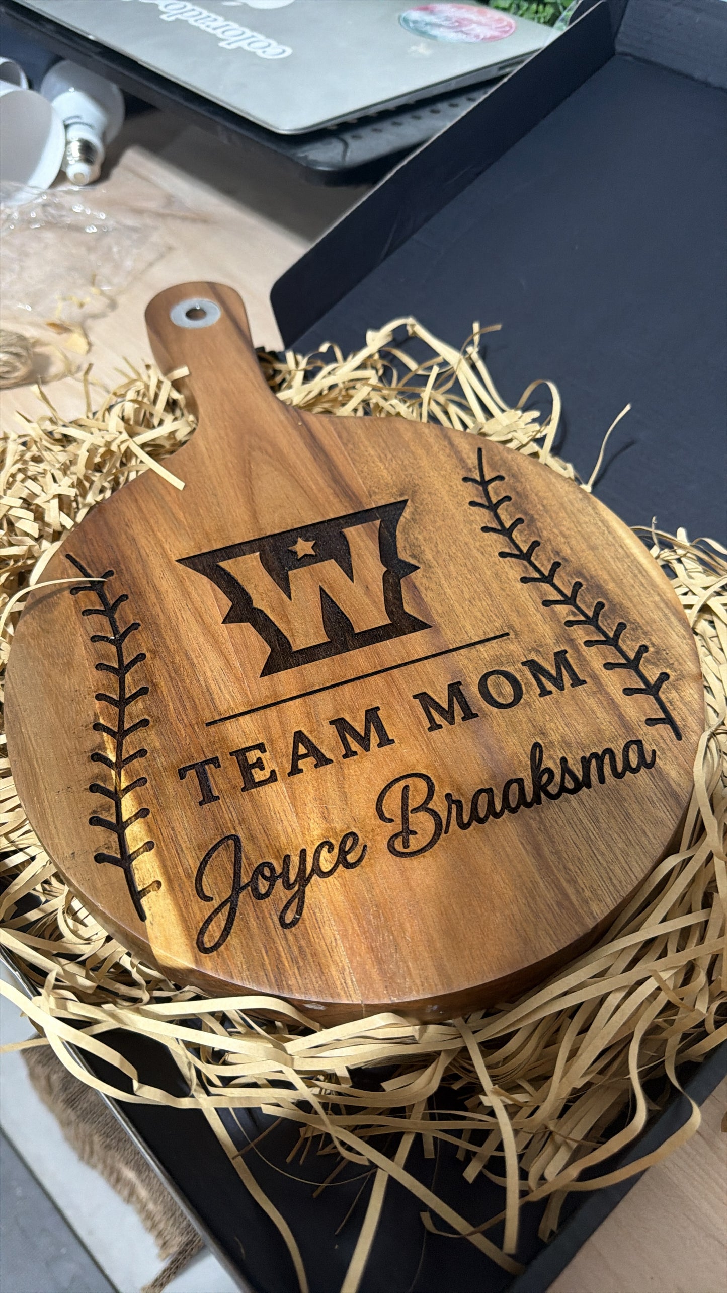 Acacia Wood Cheese Board Gift Set