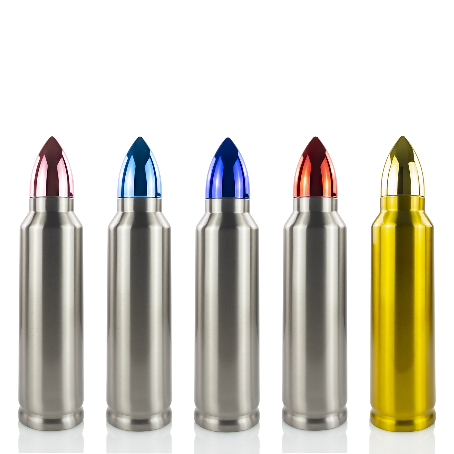 32oz BULLET TUMBLER - Clear Gold and Silver