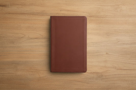 ESV Large Print Thinline Bible - Chestnut