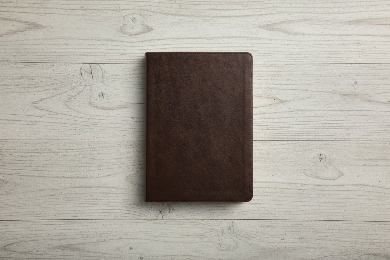 ESV Single Column Journaling Bible®, Large Print - Deep Brown