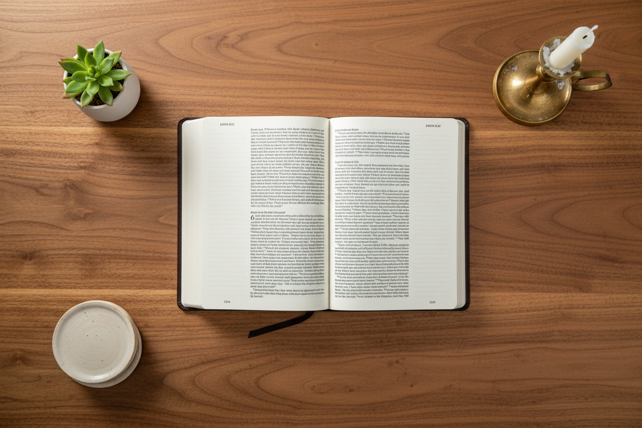 ESV Single Column Journaling Bible®, Large Print - Deep Brown
