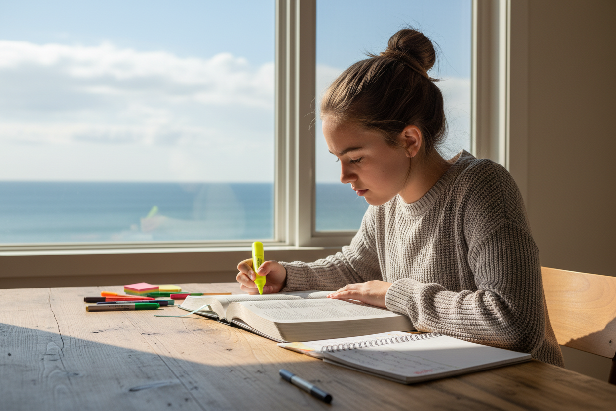 ESV Teen Study Bible - Seaside Blue