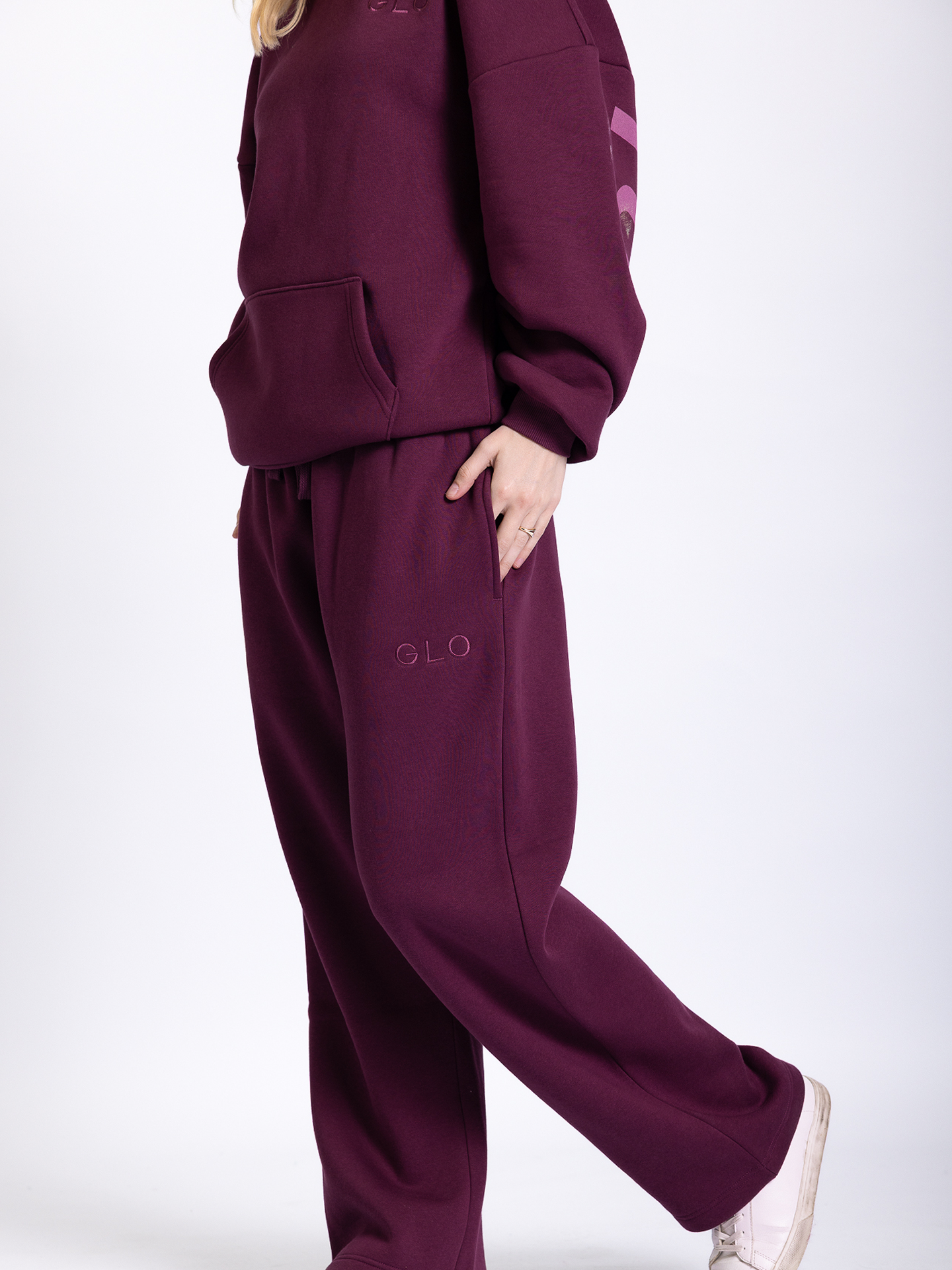 Kingdom Essential Hoodie - Forgiven - Jewel-Tone - Dark Cherry