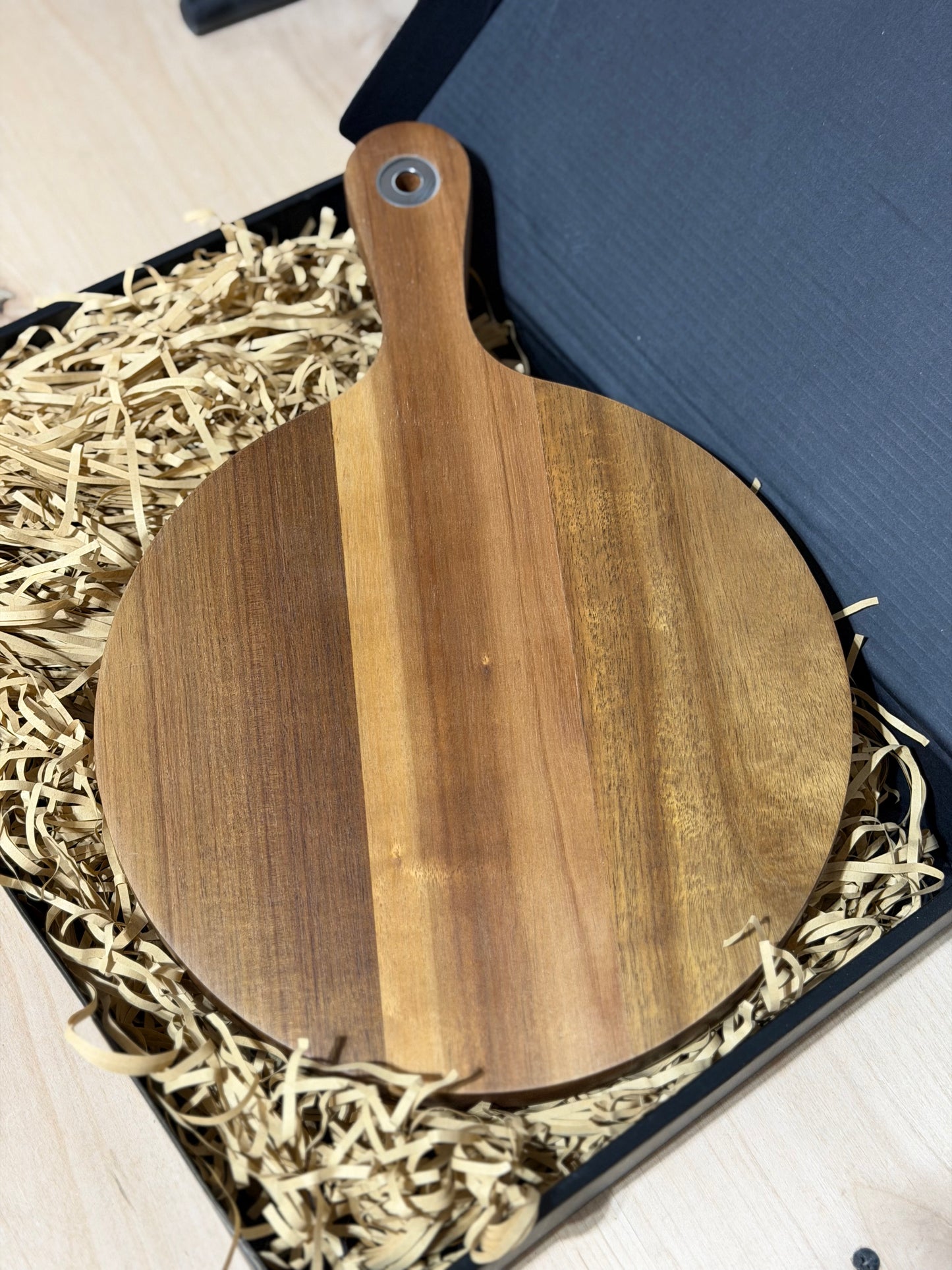 Acacia Wood Cheese Board Gift Set