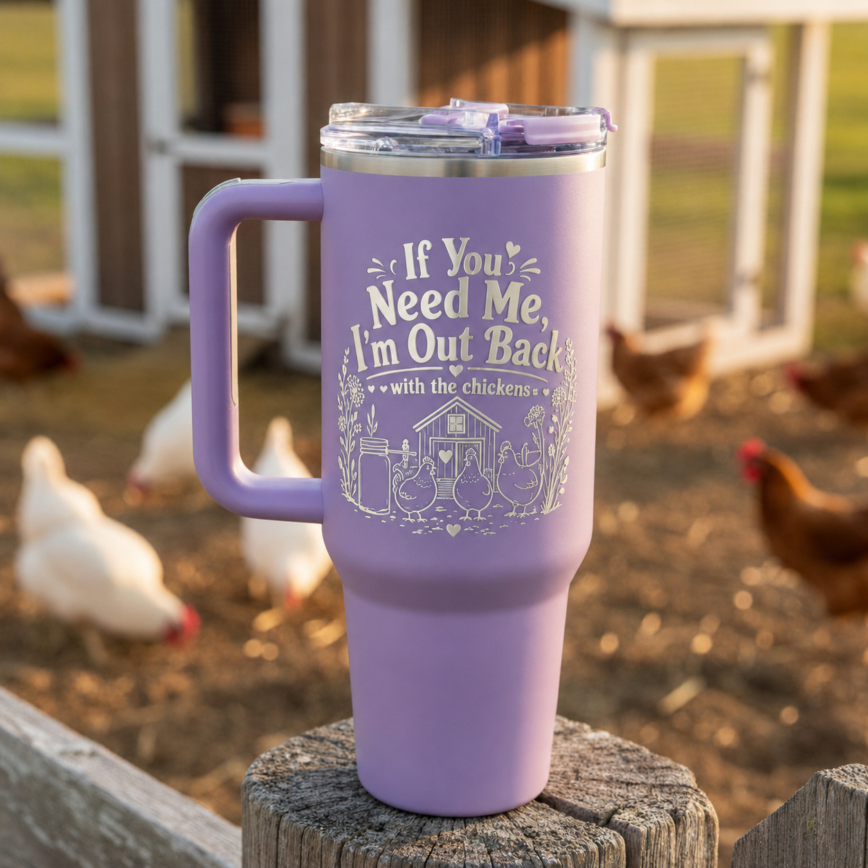 40oz POWDER COATED BIG SWIG TUMBLER