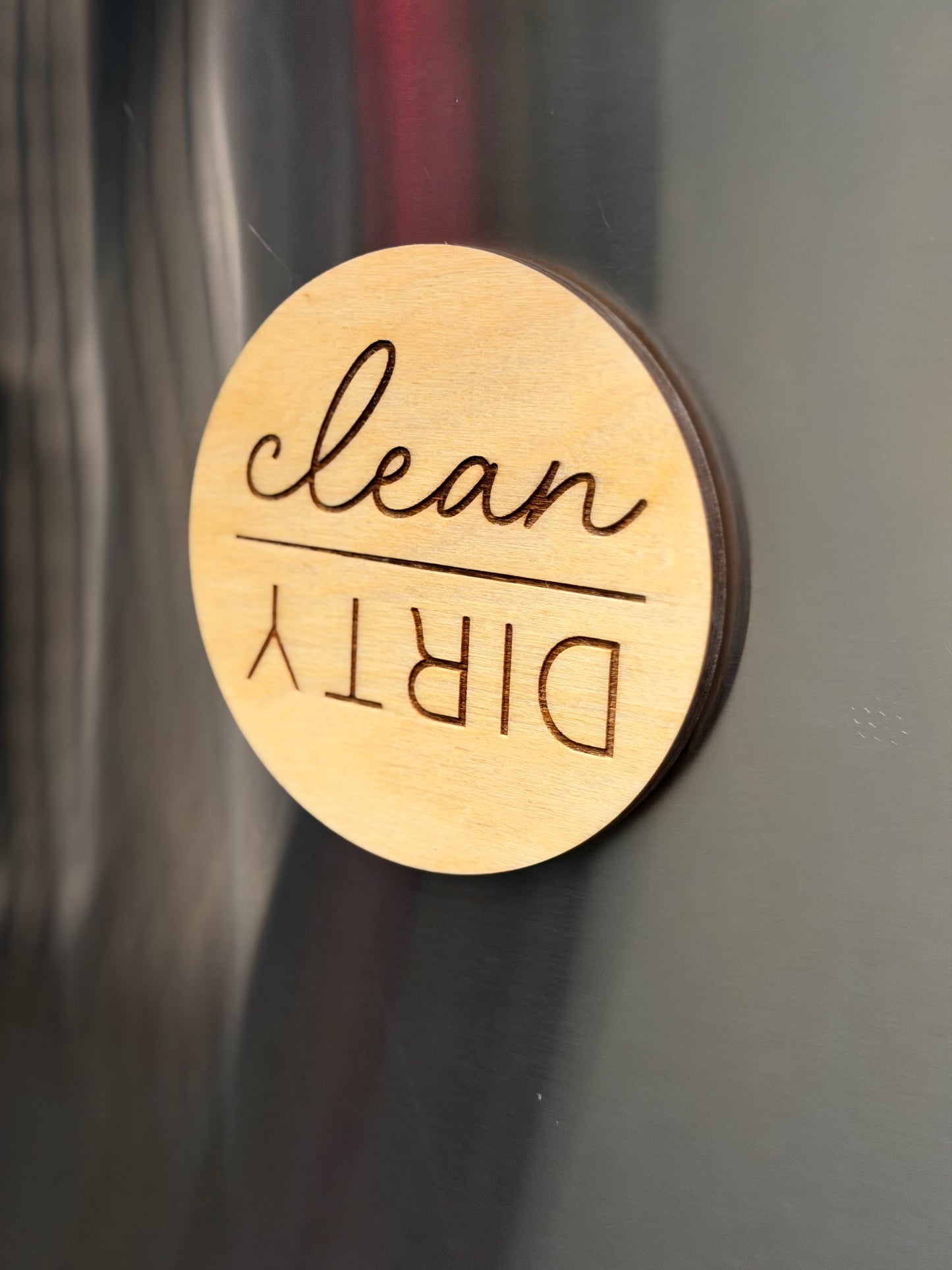 Dirty/Clean Magnetic Dishwasher Sign