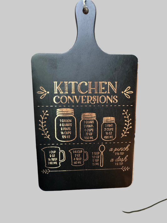 Engraved Acacia Kitchen Conversion Guide – Add Your Name