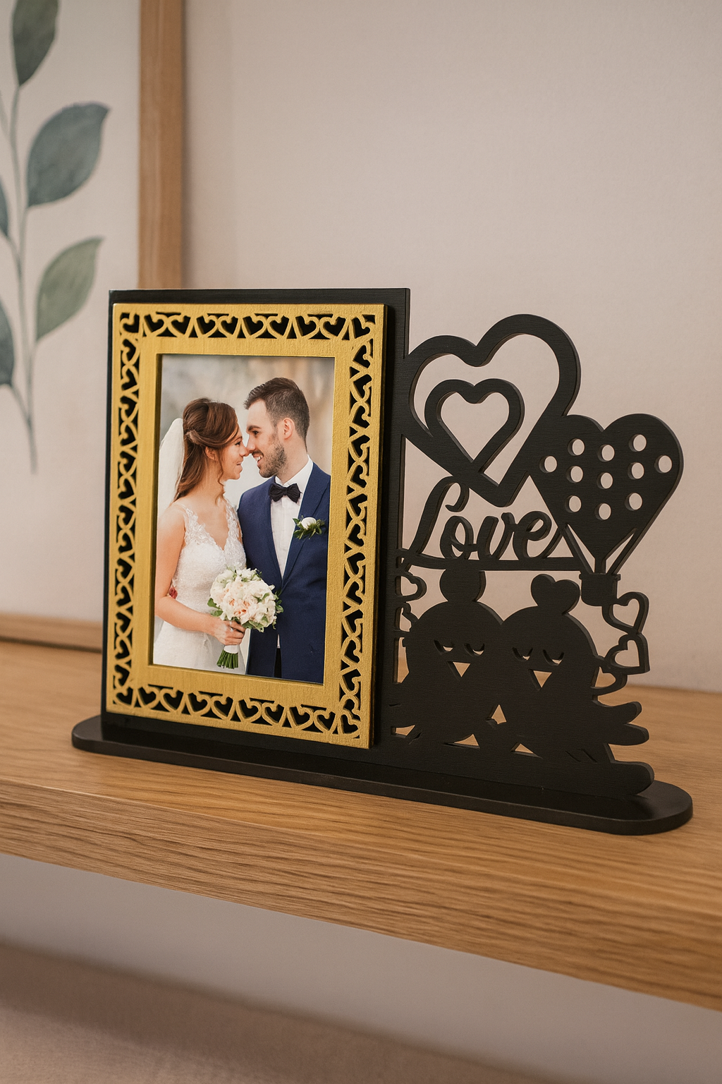 “Lovebirds Forever” 4×6 Keepsake Photo Frame