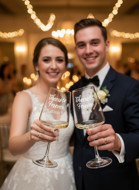Custom Engraved Wine Glasses – Made to Toast Life’s Moments