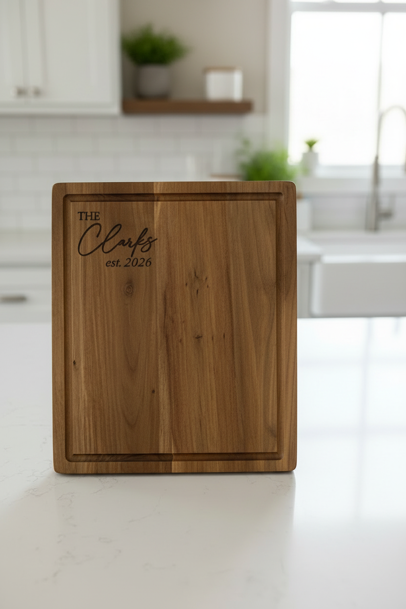 Rectangle Cutting Board with Juice Groove