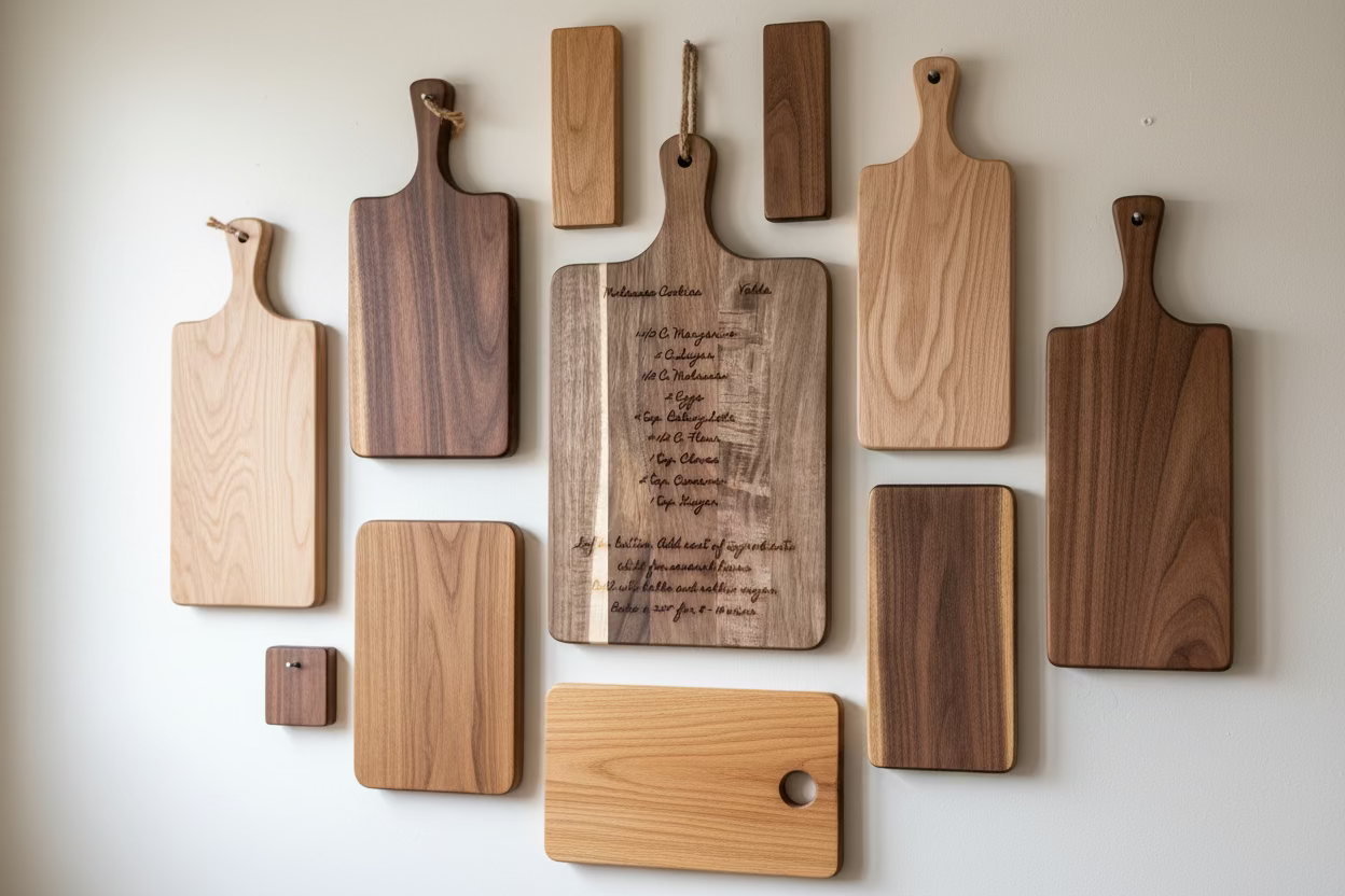 Your Family Recipe, Engraved on a Cutting Board