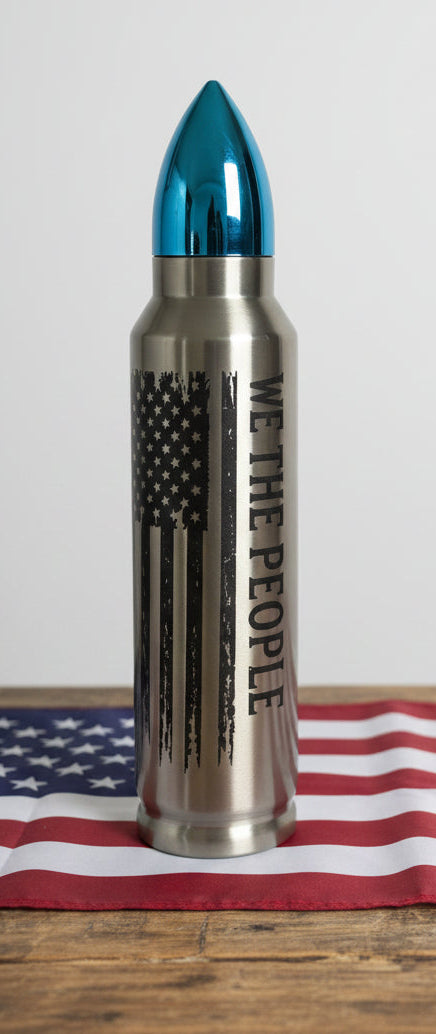32oz BULLET TUMBLER - We The People Flag **Discontinued**
