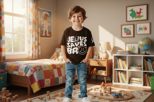 Kids - Jesus Saves Bro Tee