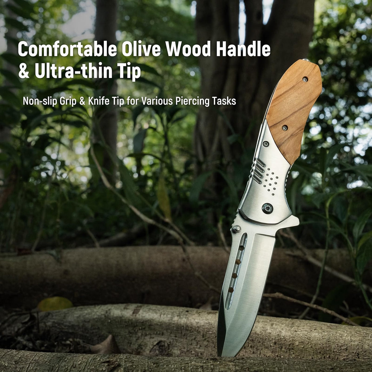 Olive  Wood Pocket Knife