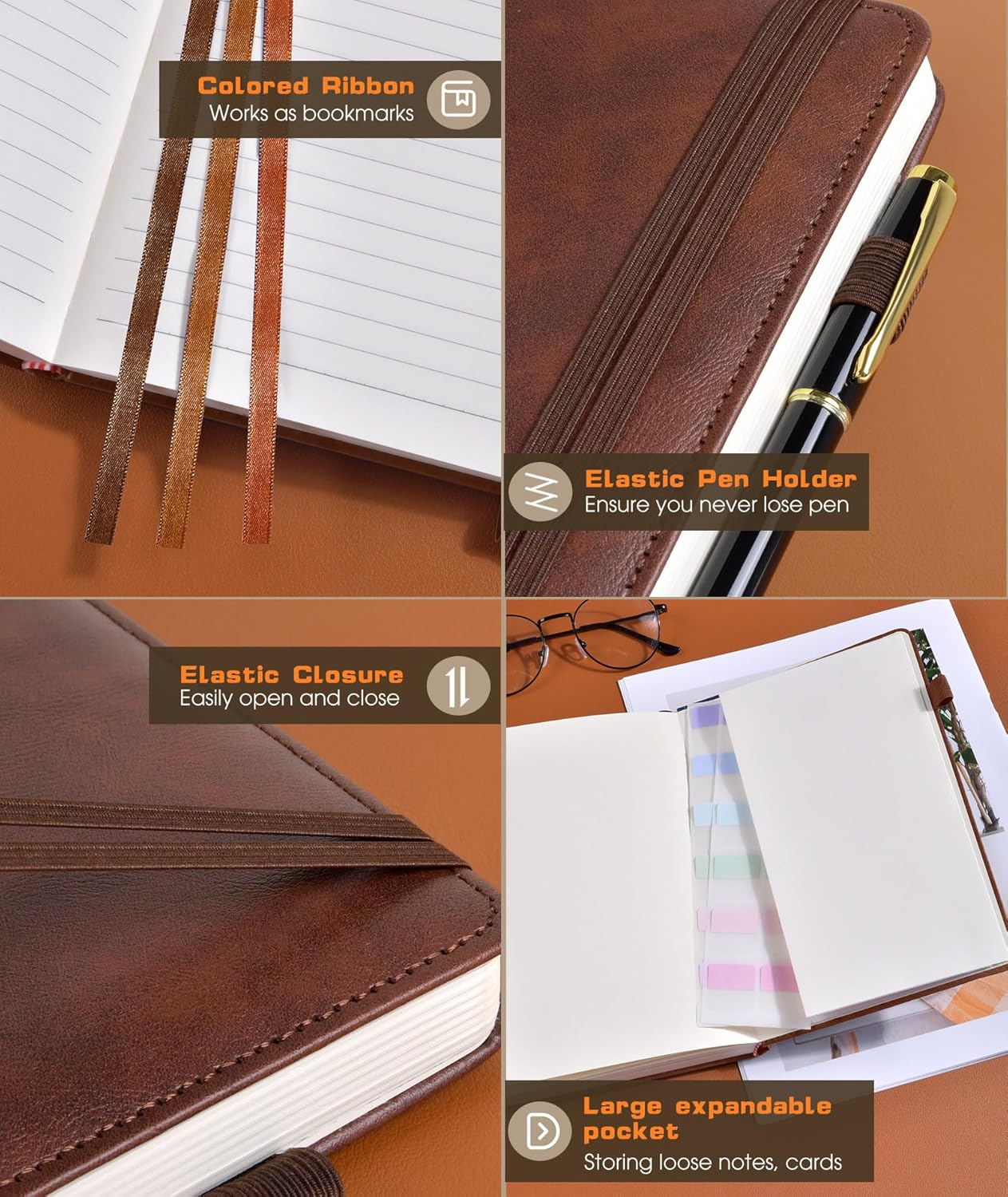 Personalized Engraved Leather Journal