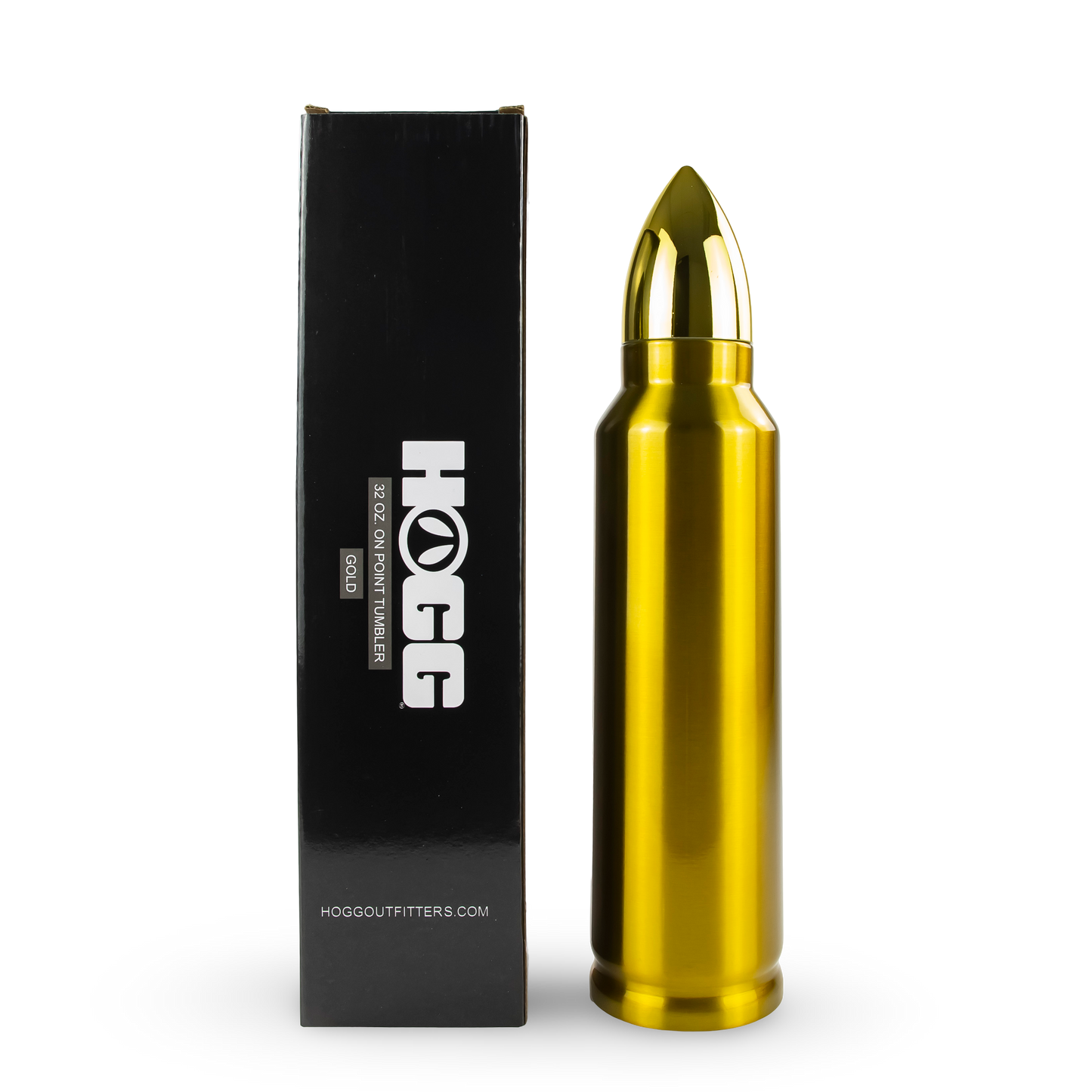 32oz BULLET TUMBLER - Clear Gold and Silver