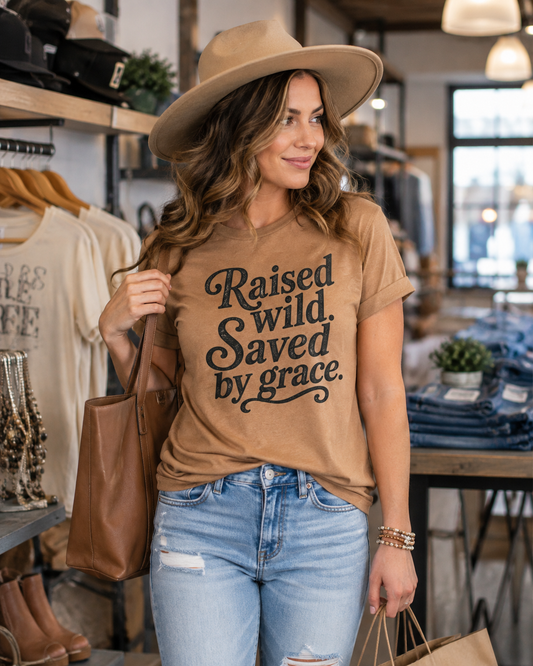 Remain Rooted™ | Saved by Grace Tee