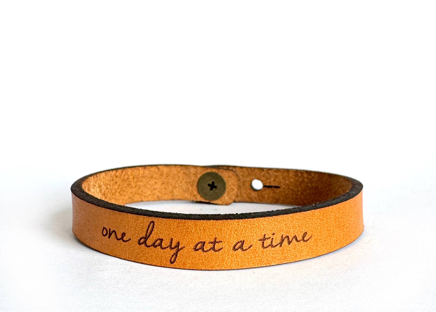 Hopeful Thin Leather Bracelet Collection - Encourage 