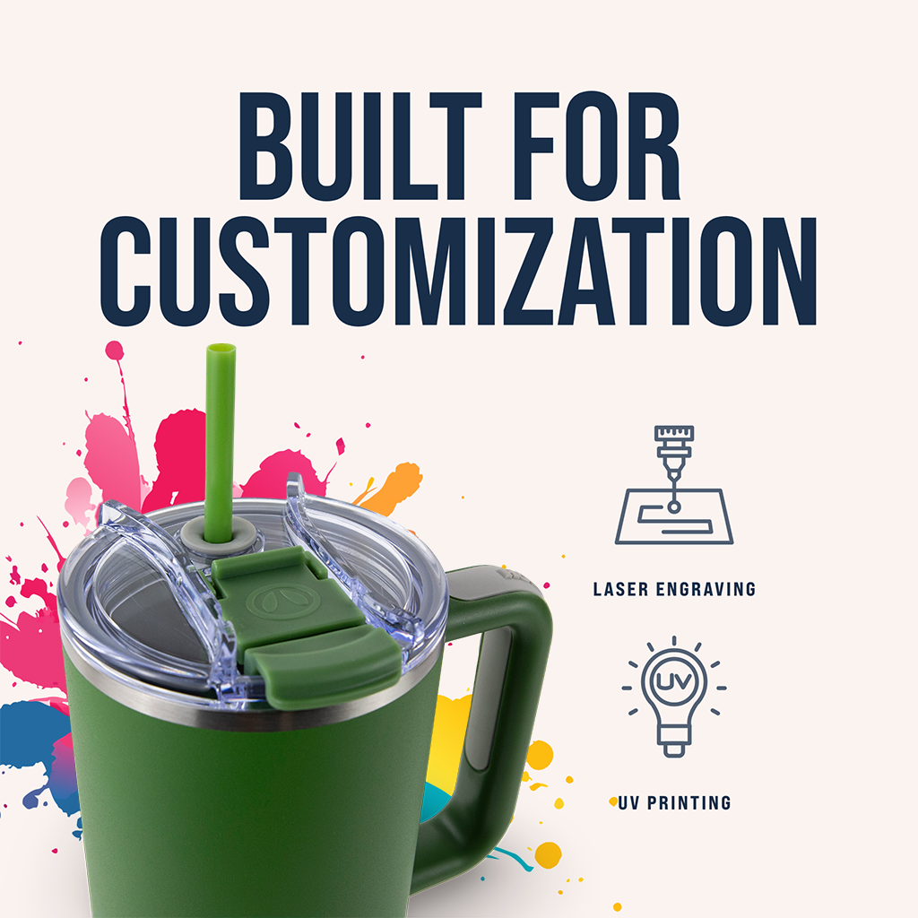 30oz POWDER COATED BIG SWIG TUMBLER