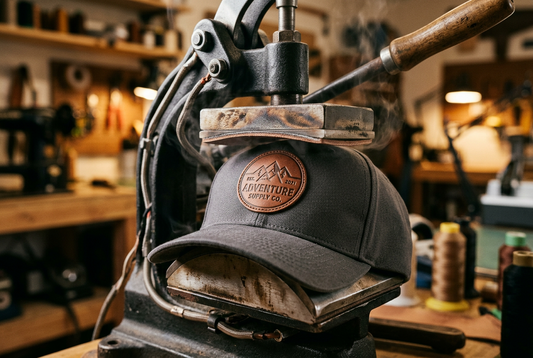 Press Leather Patches - Client Supplied Hats