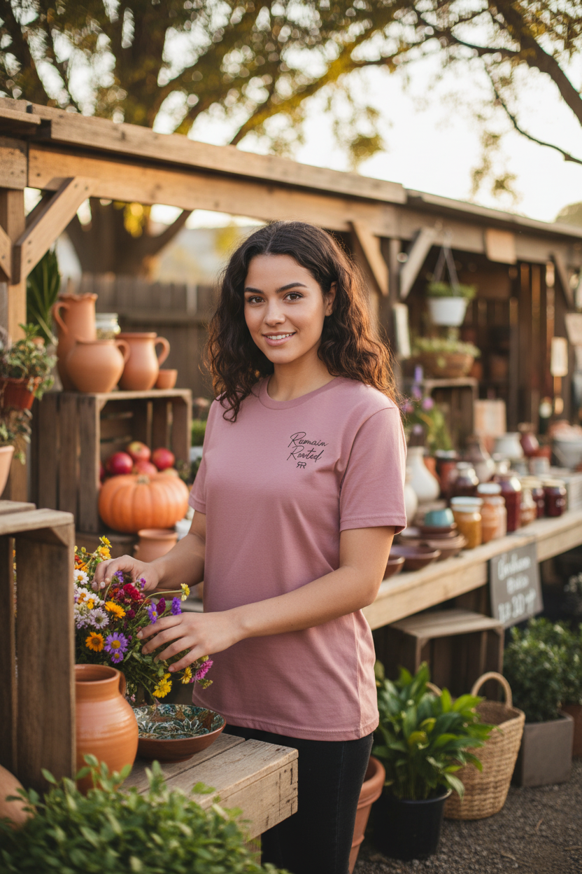 Planted by His Purpose — Remain Rooted™ Women’s Tee
